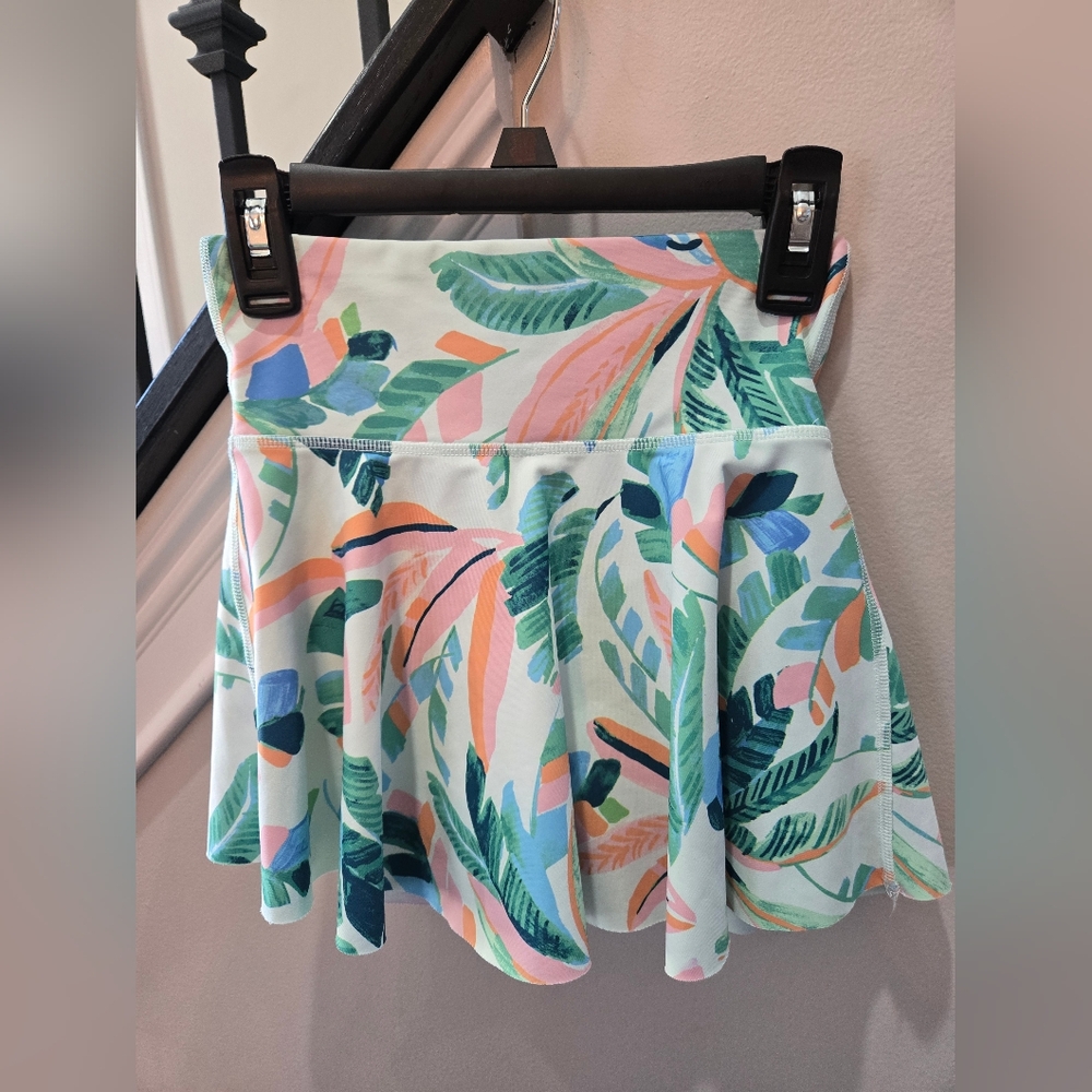 Old Navy Active Colorful Tropical Skort, Girls S